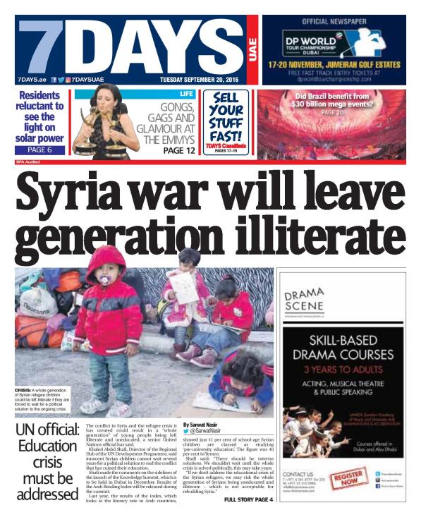 Syrian War Will Leave Generation Illiterate-page-001